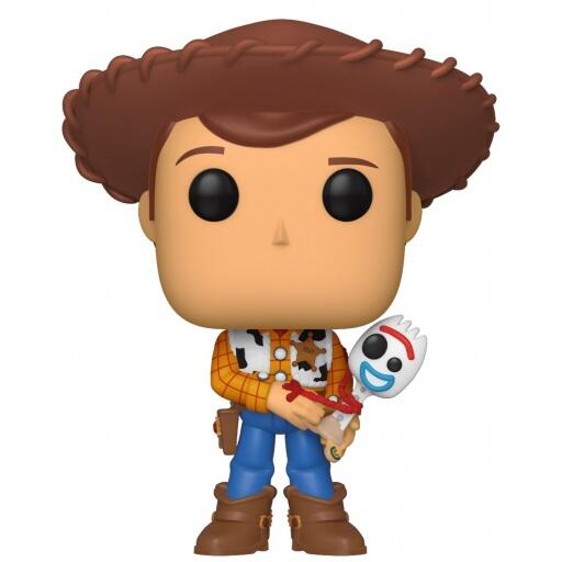 Pop! Toy Story 4: Sheriff Woody holding Forky [535] (used)