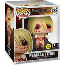 Pop! Attack on Titan: Female Titan [233] Glow in the Dark|Supersized (used)