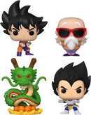 Pocket Pop! Dragon Ball Z: Goku with kamehameha / Master Roshi (peace sign) / Shenron / Vegeta [4 Pack] (used)