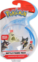 Pokemon Battle Figures (Alolan Rattata + Sandygast)