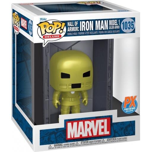 Pop! Marvel: Hall of Armor: Iron Man Model 1 Golden Armor [1035] (used)