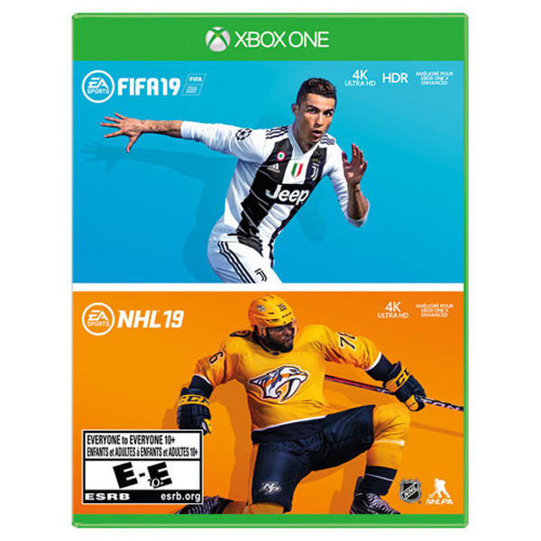 FIFA 19 & NHL 19 (used)