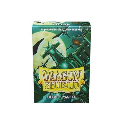 Dragon Shield Japanese Sleeves (Olive Matte) (60 Count)