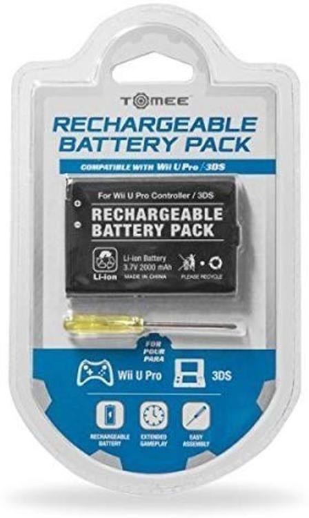 Rechargable Battery Pack for Nintendo Switch Pro Controller/ Wii U Pro Controller [Tomee]