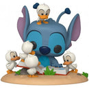 Pop! Lilo and Stitch: Stitch with Ducks [639] Super Sized (used)