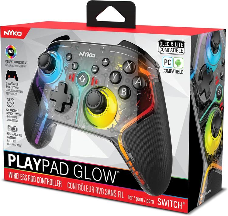 Playpad Glow Wireless Controller for Nintendo Switch (used)