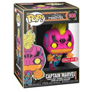 Pop! Captain Marvel: Captain Marvel (Blacklight) [908] (used)
