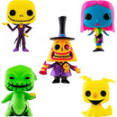 Pop! Nightmare Before Christmas: Jack Skellington / Mayor / Oogie Boogie / Sally / Zero [5-Pack] (Blaclight)