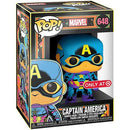 Pop! Marvel: Captain America [648] (Blacklight) (used)
