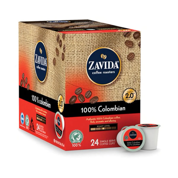 Zavida-100% Colombian Single Serve Coffee 24 Pack