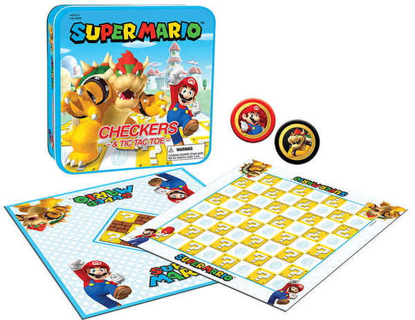 Checkers & Tic-Tac-Toe (Super Mario Vs. Bowser)