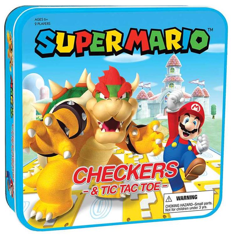 Checkers & Tic-Tac-Toe (Super Mario Vs. Bowser)