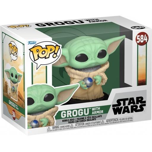 Pop! Star Wars - Book of Boba Fett: Grogu with Armor [584] (used)