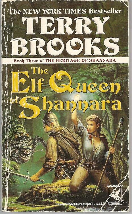 Terry Brooks - The Elf Queen of Shannara (The Heritage of Shannara, Book 3) (used)