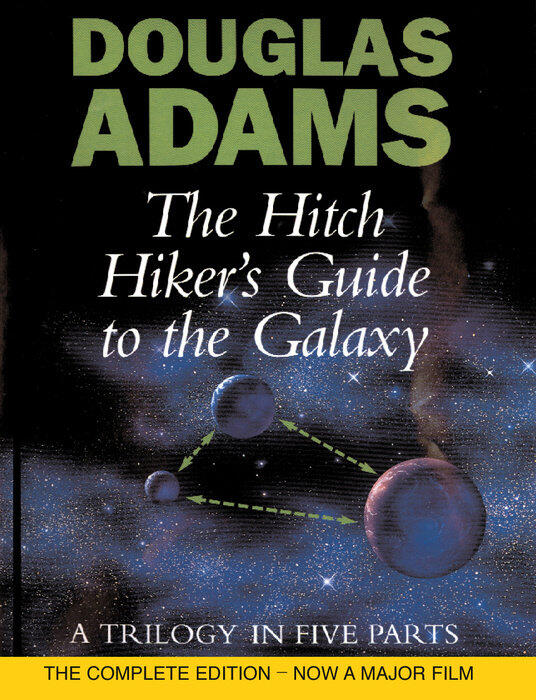 Douglas Adams - The Hitch Hiker's Guide to the Galaxy: A Trilogy in Five Parts (used)