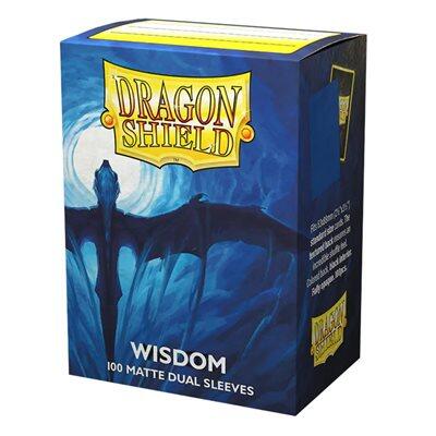 Dragon Shield Sleeves DUAL (Wisdom Blue Matte) (100 count)