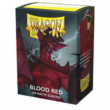 Dragon Shield Sleeves (Blood Red Matte) (100 count)