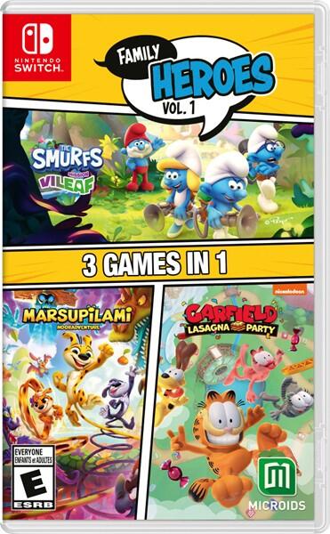 Family Heroes Volume 1 (Smurfs, Garfield & Marsupilami) (used)