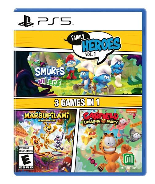 Family Heroes Volume 1 (Smurfs, Garfield & Marsupilami)