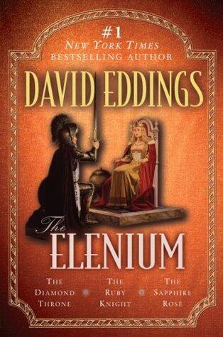 David Eddings - The Elenium: The Diamond Throne / The Ruby Knight / The Sapphire Rose (Books 1 - 3) (used)