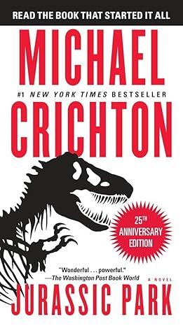 Michael Crichton - Jurassic Park (Jurassic Park, Book 1) (used)