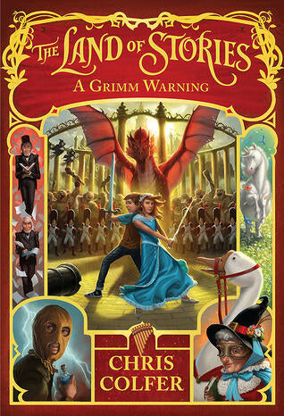 Chris Colfer - A Grimm Warning (The Land of Stories, Book 3) (Hardcover) (used)