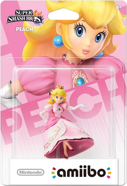 Super Smash Bros: Peach Amiibo (Damaged Box)