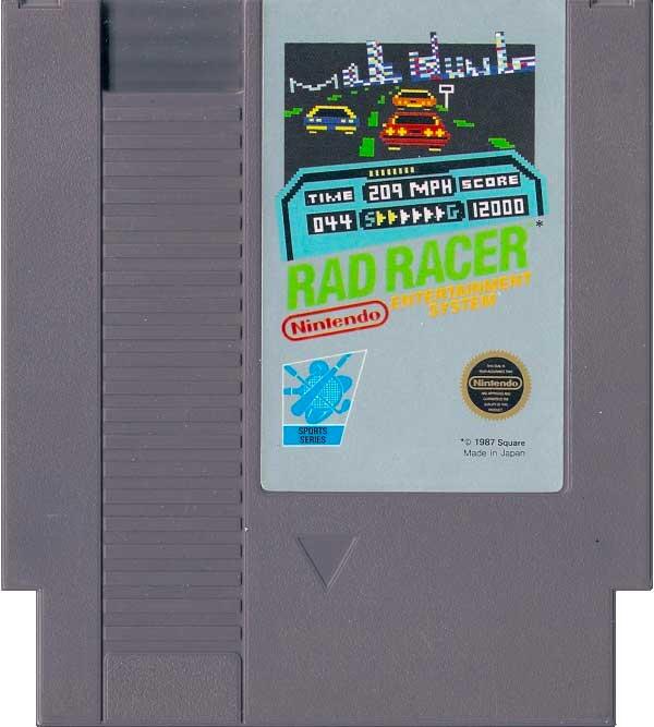 Rad Racer (Cartridge Only) (used)