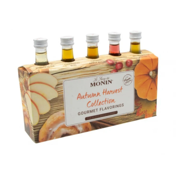 Monin-Autumn Harvest Collection Gourmet Flavourings 5-pack