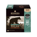 Muskoka Roastery Coffee Co.-Black Bear SWP Decaf Single Serve Coffee, 20 Pack