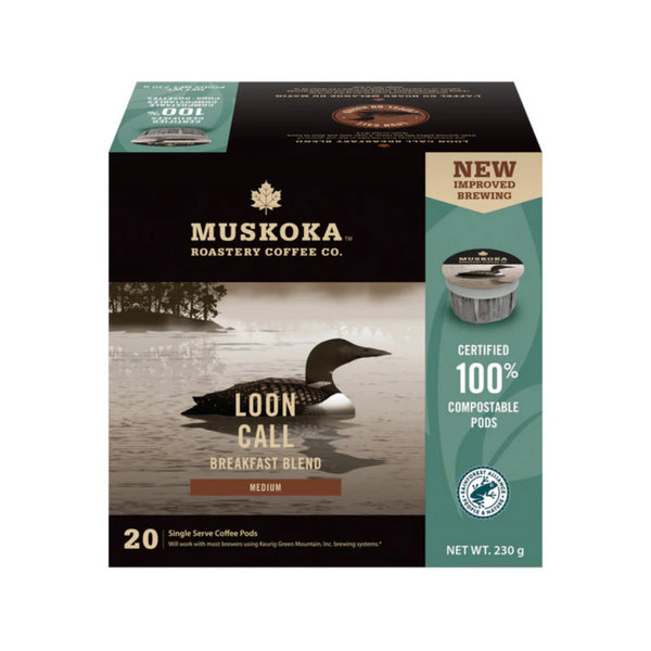 Muskoka Roastery Coffee Co.-Loon Call Single Serve Coffee 20 Pack