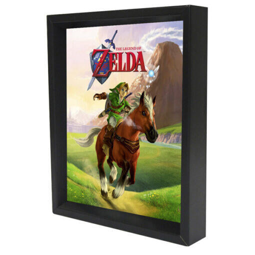 Legend of Zelda Ocarina of Time Link’s Ride 3D Lenticular Shadowbox Art