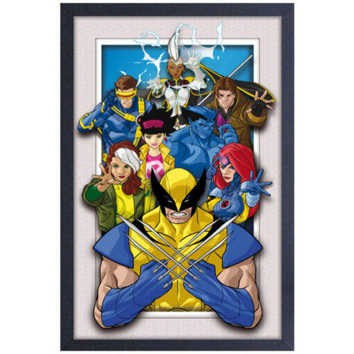 Marvel X-Men Roster 11"x17" Faux Matte Framed Print