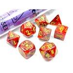 Lab Dice 8: Vortex: 7pc Underworld/ Yellow