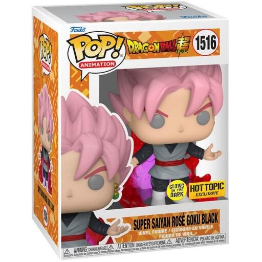 Pop! Dragon Ball Super: Super Saiyan Rose Goku Black [1516] Glow in the Dark (used)