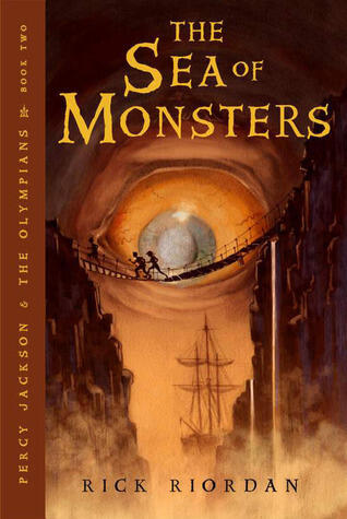 Rick Riordan - The Sea of Monsters (Percy Jackson and the Olympians, Book 2) (Brown Spine)) (used)