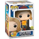 Pop! Captain Marvel: Captain Marvel (Tesseract) [444] Glow in the Dark (used)