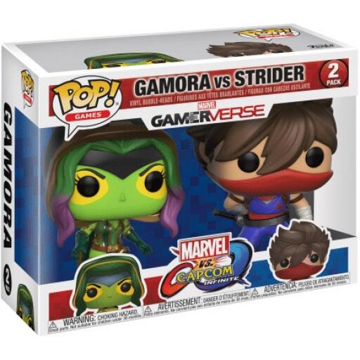 Pop! Marvel vs. Capcom: Gamora vs Strider [2-Pack] (used)