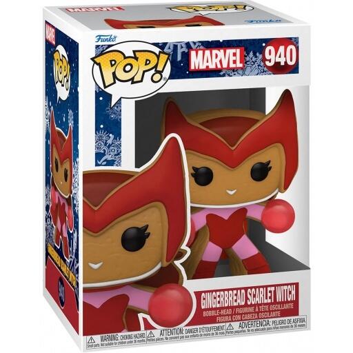 Pop! Marvel: Gingerbread Scarlet Witch [940] (used)