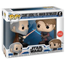 Pop! Star Wars: Count Dooku vs. Anakin Skywalker [2-Pack] (used)