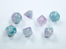 Chessex 7 Mini-Die Set: Nebula: Wisteria/White