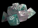 Chessex 7 Mini-Die Set: Nebula: Wisteria/White