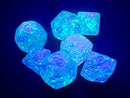 Chessex 7 Mini-Die Set: Nebula: Wisteria/White