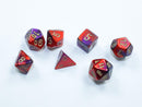 Chessex 7 Mini-Die Set: Gemini: Purple-Red/Gold