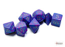 Chessex 7-Die Set: Speckled: Silver Tetra