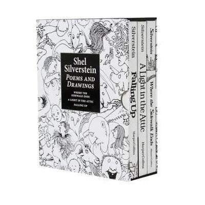 Shel Silverstein - Poems and Drawings Box Set: Where the Sidewalk Ends; A Light in the Attic; Falling Up (used)