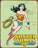 Wonder Woman Retro Tin Sign (used)
