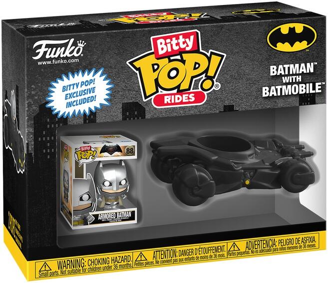 Bitty Pop! Rides - Batman: Batman with Batmobile (used)