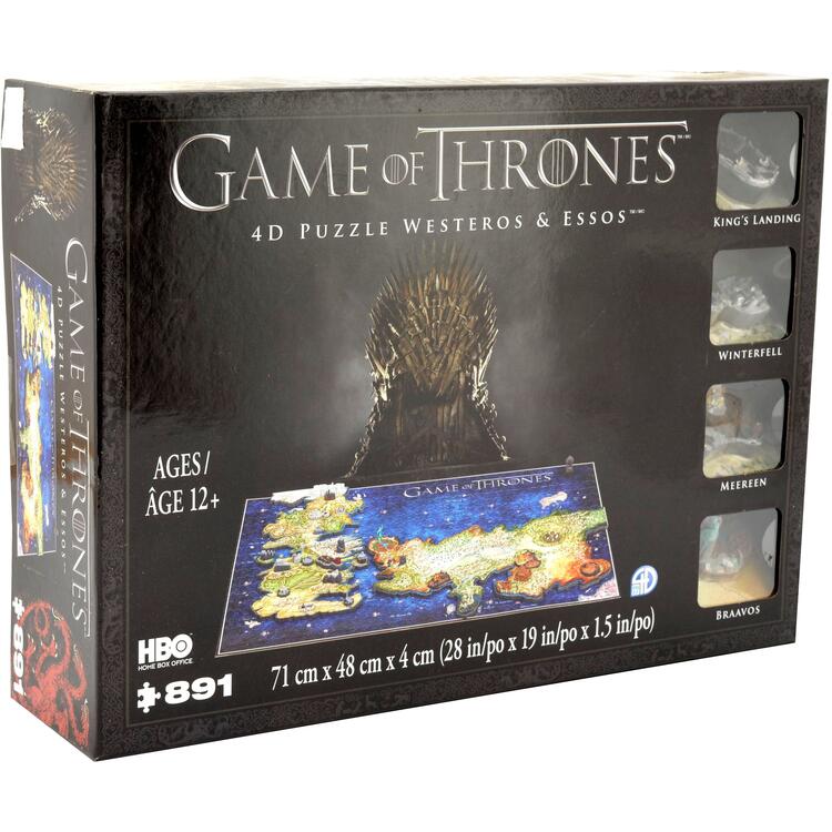 4D Puzzle: Game of Thrones - Westeros & Essos