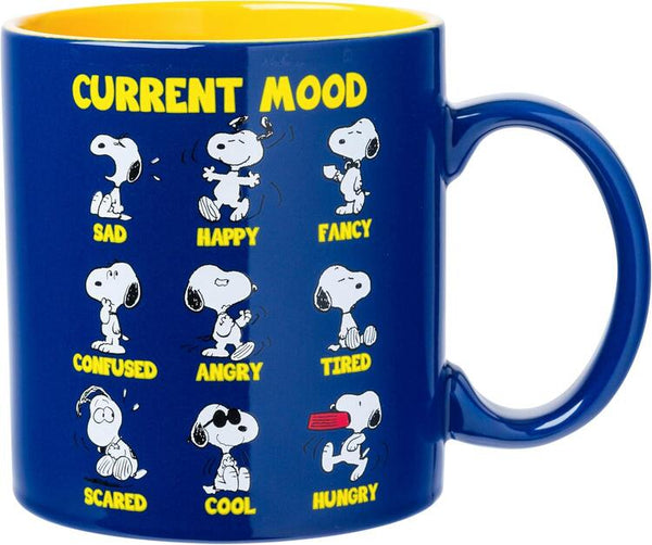 Peanuts Ceramic Mug Featuring Snoopy, 20oz